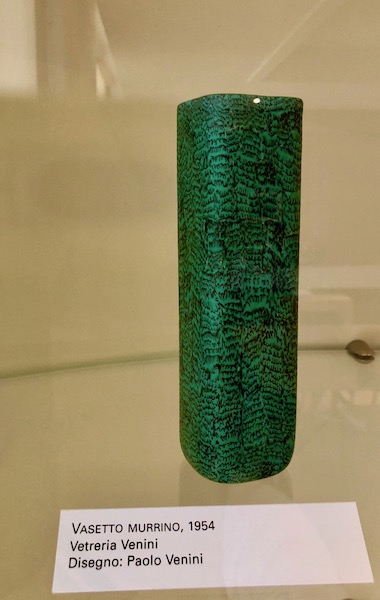 &&Scedil;cedil;mall vase  Murrino Venini