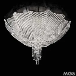 Crystal ceiling lamp, mesh like working