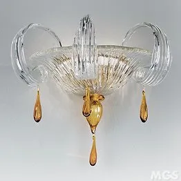 Amber decoration wall lights